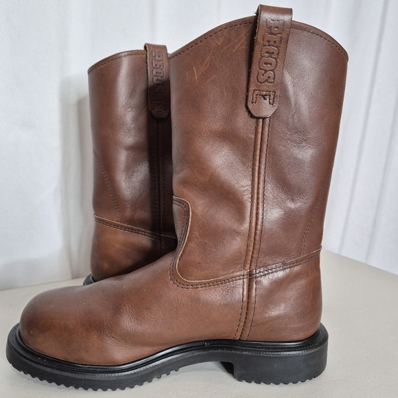 Red Wing Pecos SuperSole Safety Toe Work Boots - Size 9.5 - Picture 2 of 16